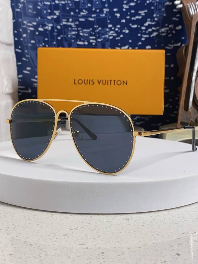 Louis Vuitton Lv New Rose Story Sunglasses, Liu Yifei's Same Style, Metal Rivet