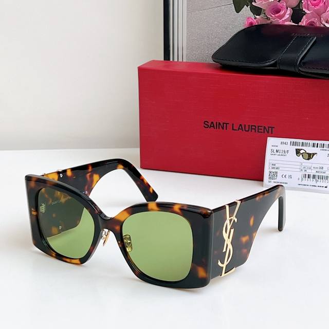 High-End Saint Laurent* Model: Sl M119 F Size: 53Mm 19-145 Asian Version With Me