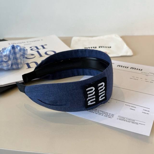 Miumiu 2025 New Arrival Hairband, Korean Style Hairband