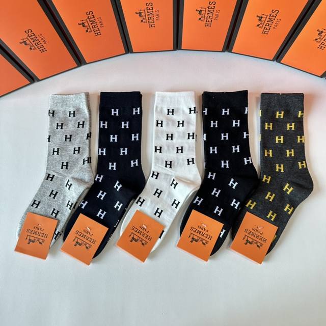 Specially Packaged With Counter Packaging: Herm S New Mid-Length Pile Socks! One