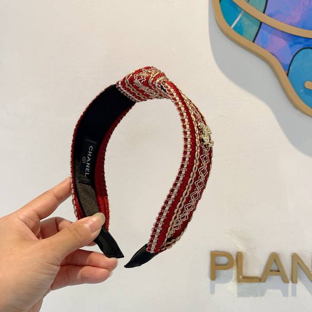 With Packaging Chanel Latest Small Chanel Hairband, Retro Headband, Recommended
