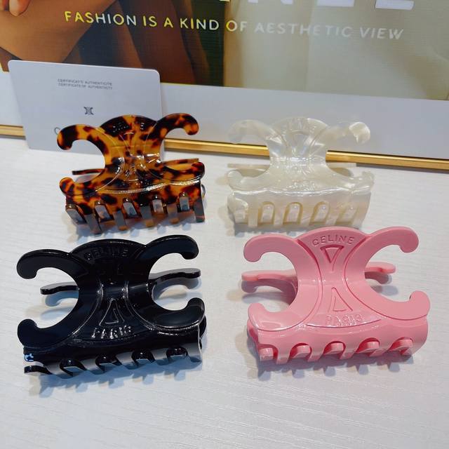 Celine Arc De Triomphe Hair Clip - Trending Acrylic Hair Clip - Korean-Style Mus