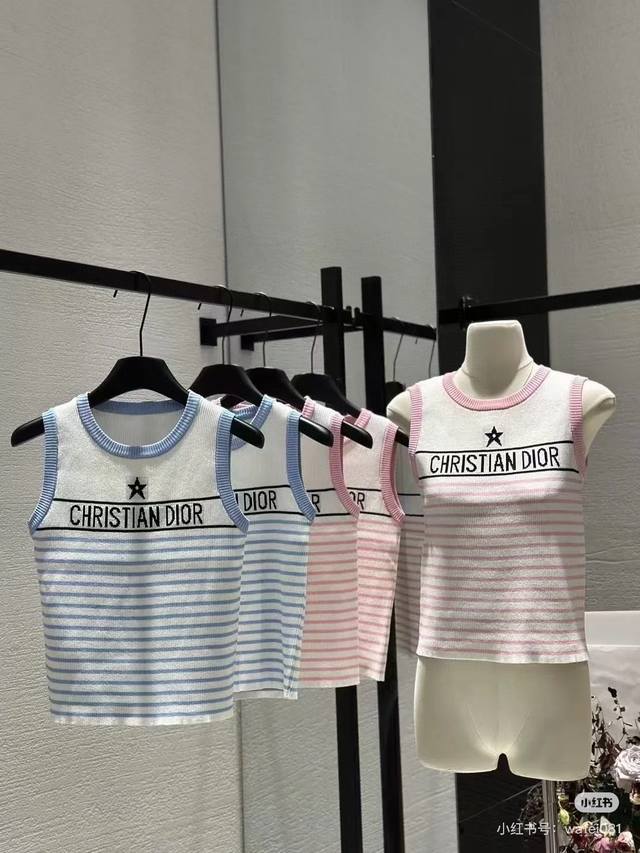 Dior Mini Tank Top, Perfect For Layering Or Wearing Alone. One Size Fits All.