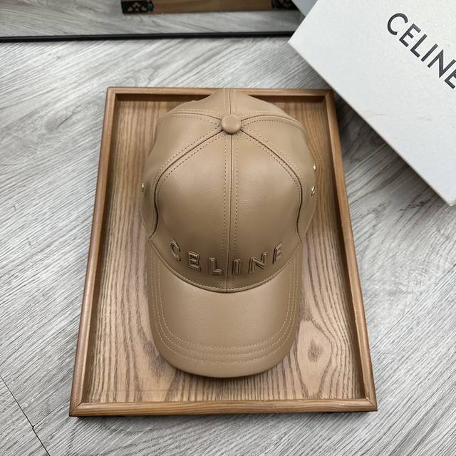 Special Price. Celine. Authentic 1:1 Leather Hat. Comes With A Dust Bag. New Bas