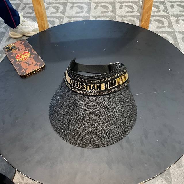 Dior Spring/Summer Woven Open-Top Straw Hat. So Many People Love It For A Reason