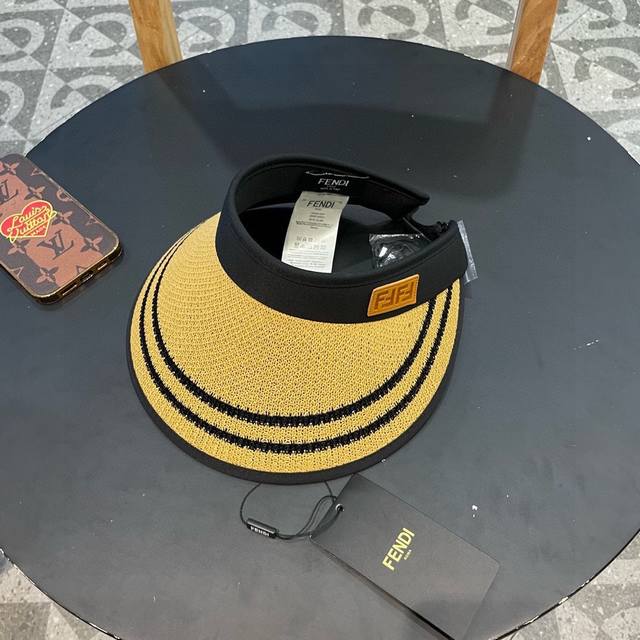Fendi Summer Korean-Style Fashionable Sun Hat For Women, New Summer Outdoor Vers