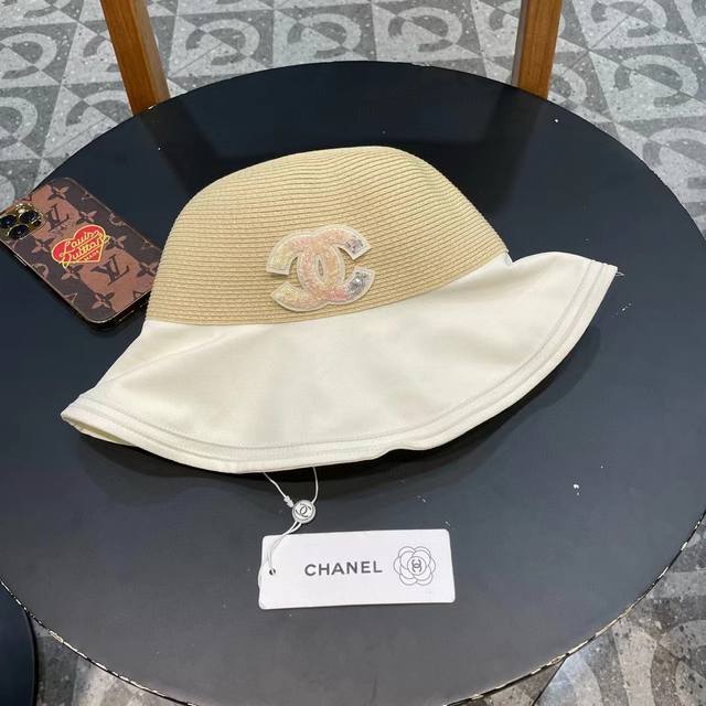 Chanel Bow Fisherman's Hat For Women, Face-Flattering, Summer Uv Protection Stra
