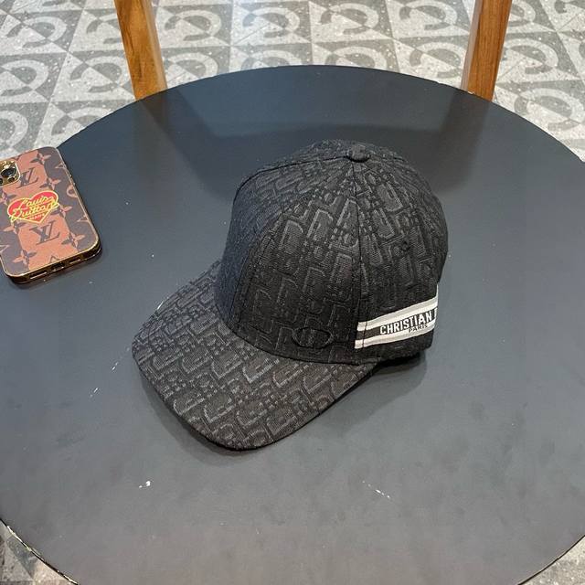 Dior New Arrival Store-Synchronized Embroidered Minimalist Baseball Cap, Best-Se