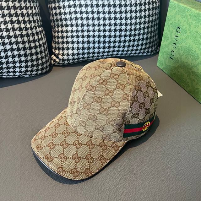 Comes With A Box And Cloth Bag, Gucci Latest Original Baseball Cap, Double G Wov