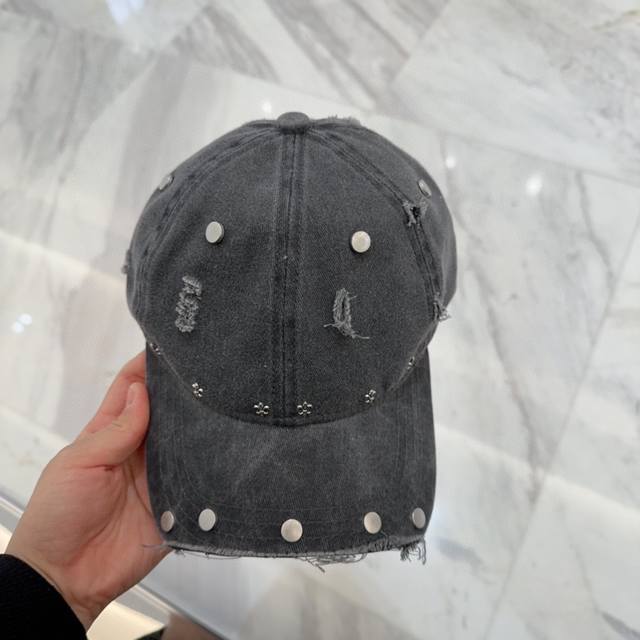Chrome Hearts Early Spring Korean-Style Fashionable Vintage Distressed Hole Desi