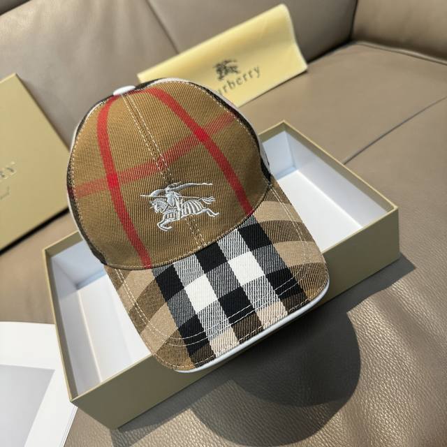 Comes With A Box And Cloth Bag, Burberry New Original Baseball Cap, 1:1 Molded C