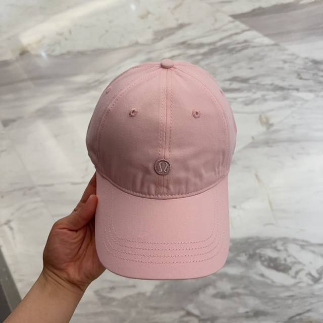 Lulu Melon Letter Cotton Baseball Cap, Delicate Heart-Shaped Embroidery, Cute An
