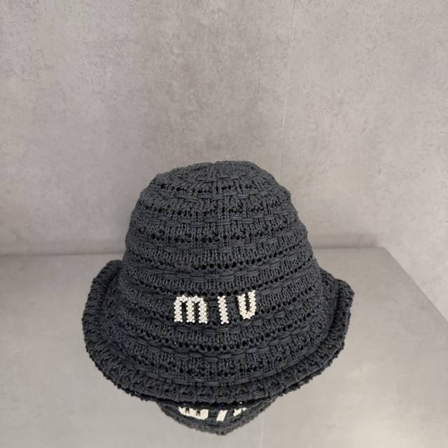 Miumiui Miu Miu Knitted Striped Bucket Hat The Soft, Cozy Striped Bucket Hat Is
