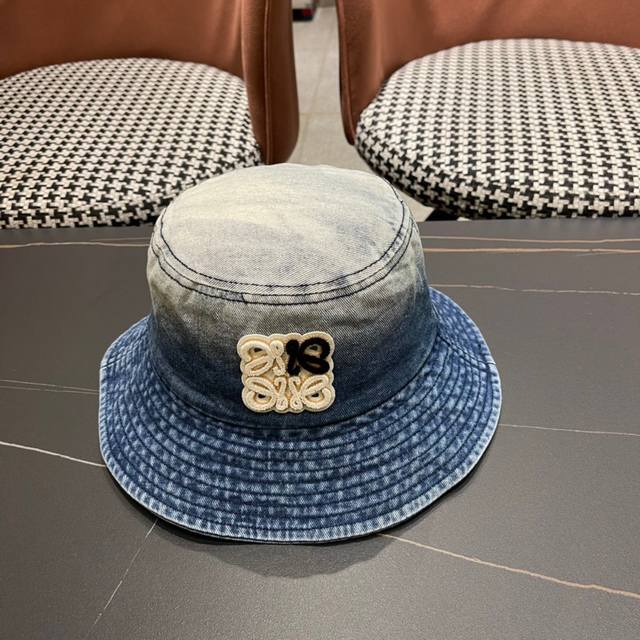 Loewe New Fisherman's Hat, Denim Hat, Authentic Quality, Complete Inner Label, H