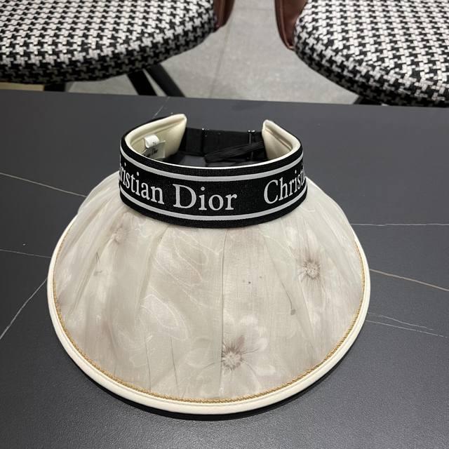 Dior 2025 New Style Dulan Fashion Chinese-Style Open-Top Hat For Women, New Wide