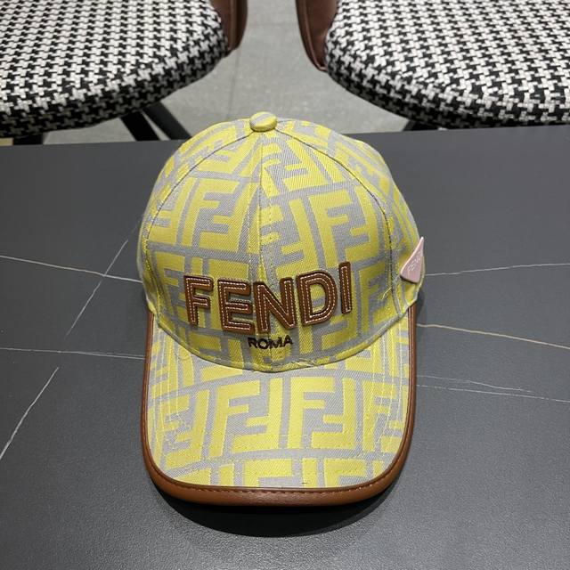 Fendi Ff Original Baseball Cap [Compared To Other Hats, The Moderate Brim Has A