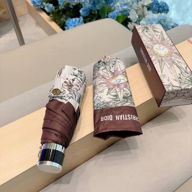Dior New Five-Fold Umbrella Best-Selling Style Fashion-Forward Design Perfect Fo