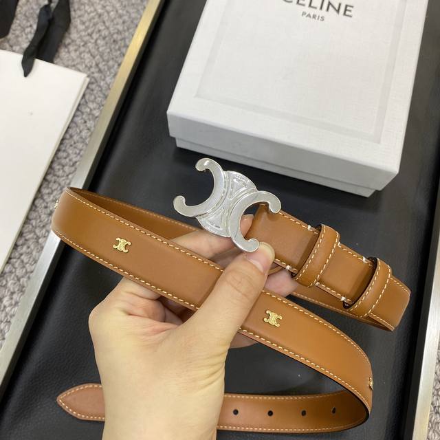 Celine Arc De Triomphe Starry Sky Belt, 2.5 Cm, Upgraded Version Of The Classic