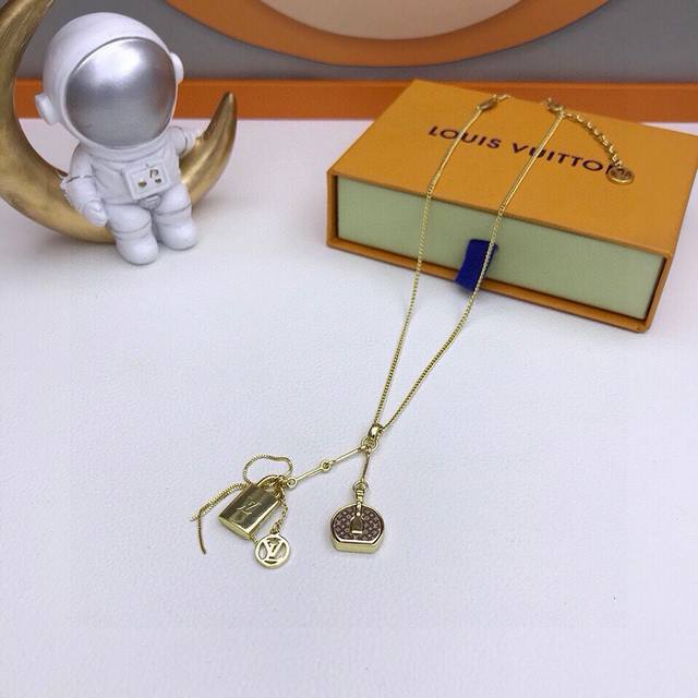 Original Packaging. Louis Vuitton Official Website M00367 Speedy Nanogram Neckla