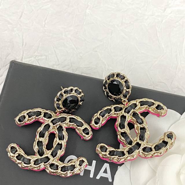 Chanel Ear Studs - Hot-Selling New Arrival! Zp Chan 23 - Bold Color-Block Double