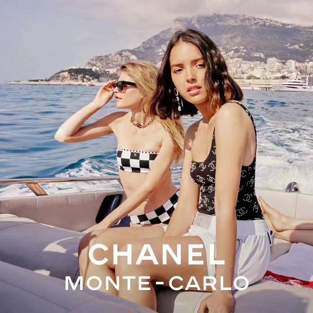 Chanel Printed Swimsuit Suitable For Various Occasions: Beach, Swimming Pool, Ho