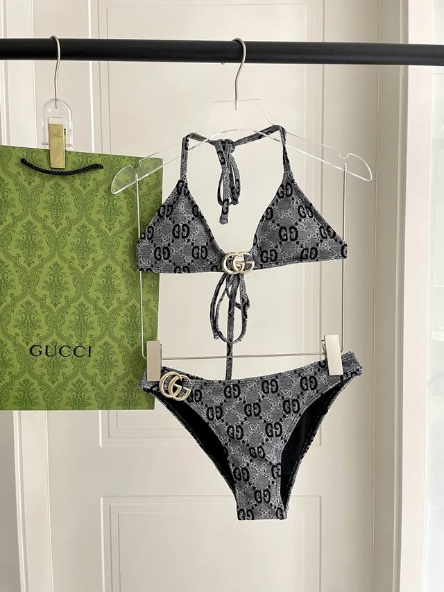 Gucci New Arrival Jacquard One-Piece Swimsuit Suitable For Various Occasions: Be