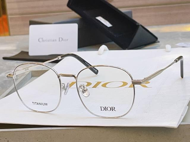 Dio* Dior New Optical Frames, Model: Blacksuit O S22F, Titanium Frame Size: 51Mm
