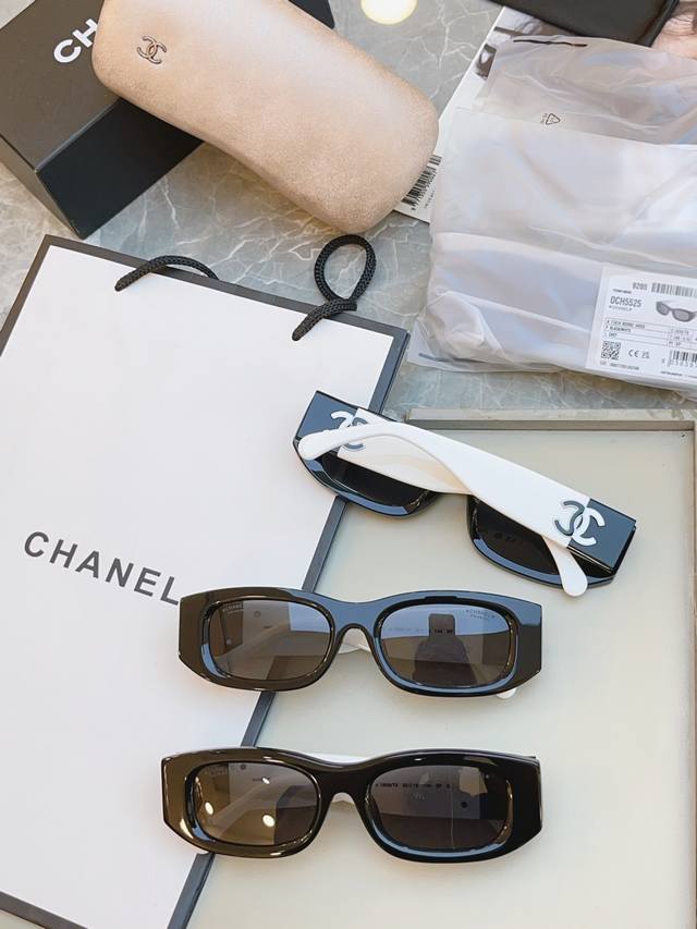 Chanel New Sunglasses, High Version, Model: Ch5525, Size: 52Mm X 19-140