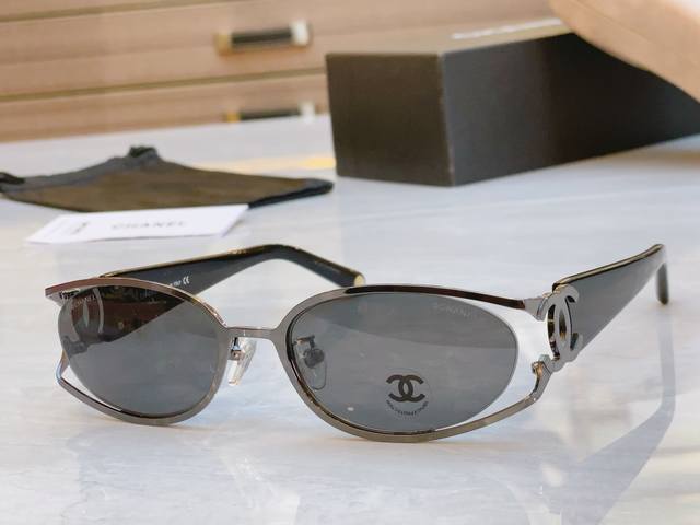 Chanel New Sunglasses, Model: Ch4024, Size: 55Mm X 19-130Mm