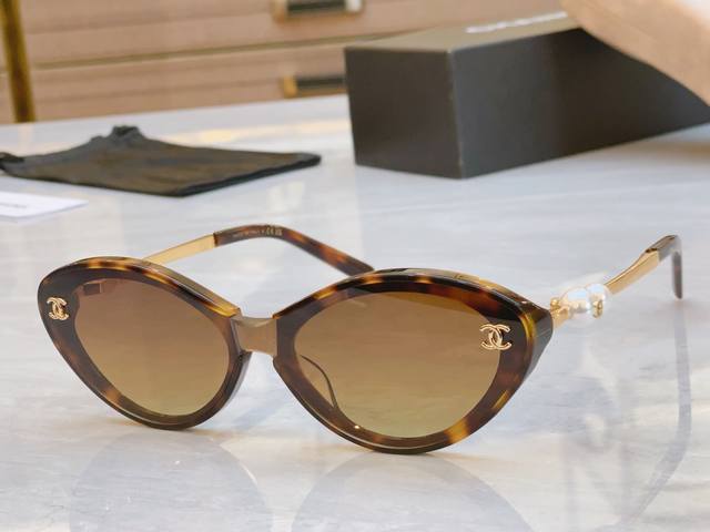 Chan* Chanel New Sunglasses, Model: A95101, Size: 56Mm X 18-145Mm