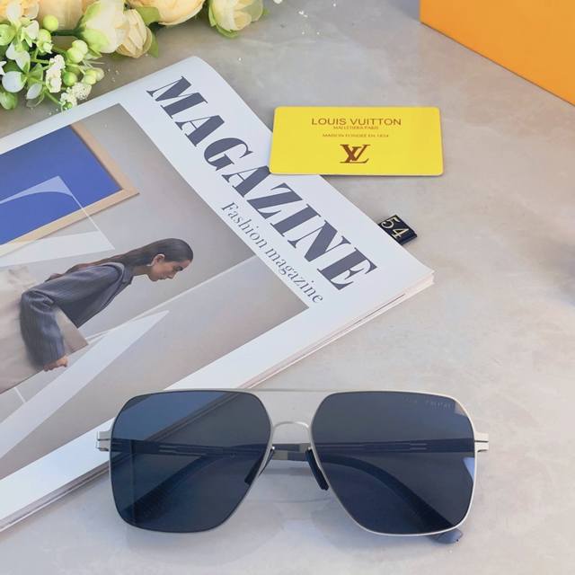 Louis Vuitton* 2025 New Model Sunglasses For Men, High-End Polarized Nylon Sungl