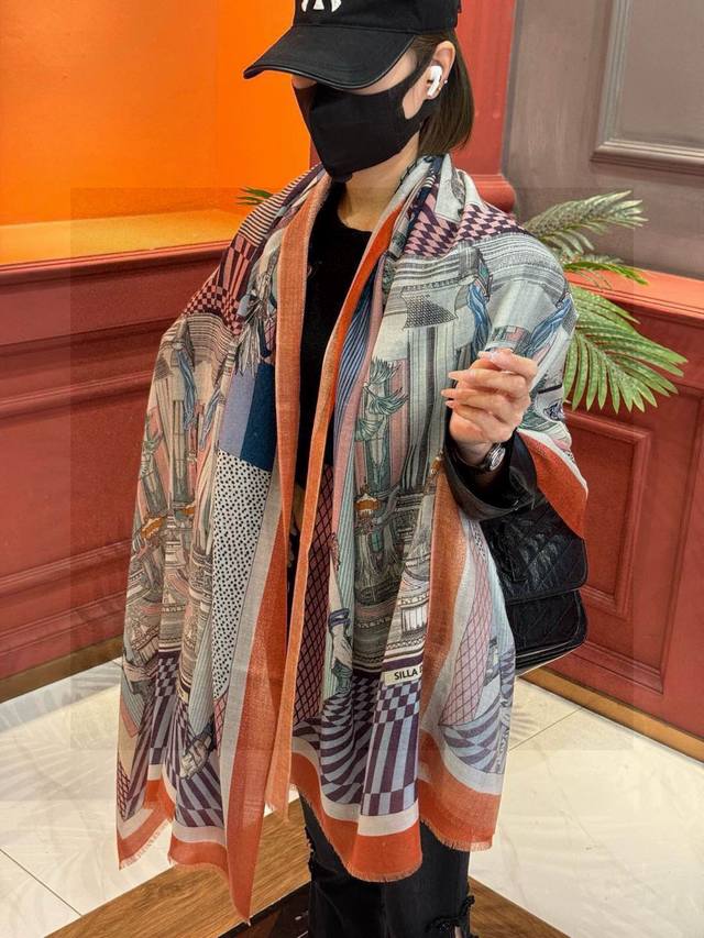 Shimmering Scarf By Herm S, Available At Official Stores. Customers Rave About I