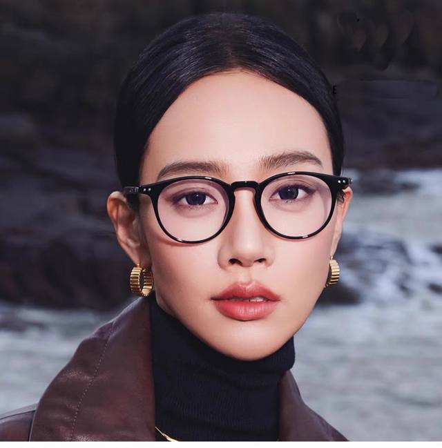 Chane*Retro Japanese-Style Get-Close Glasses For Women With Matte Tortoiseshell
