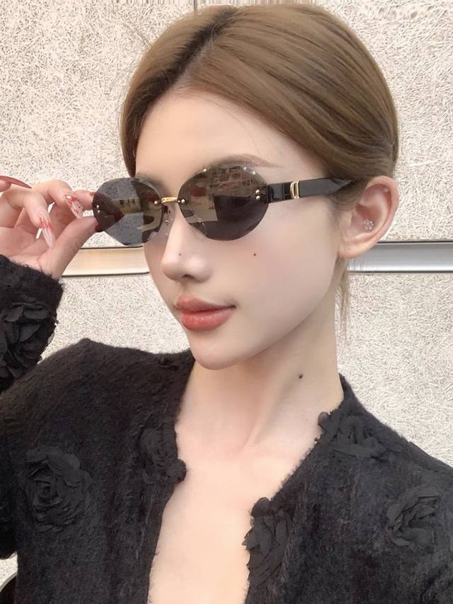 Dio*Hot Girl Sunglasses For Women, American-Style Influencer Design, Oval Framel