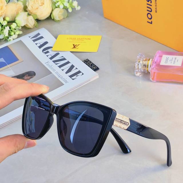 Louis Vuitto*Korean-Style High-End Uv-Protective Sunglasses For Women, Face-Slim