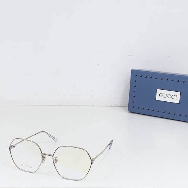 Gucci Retro Gold-Threaded Minimalist Sunglasses Model: Gg1285Sa Size: 60-17-140