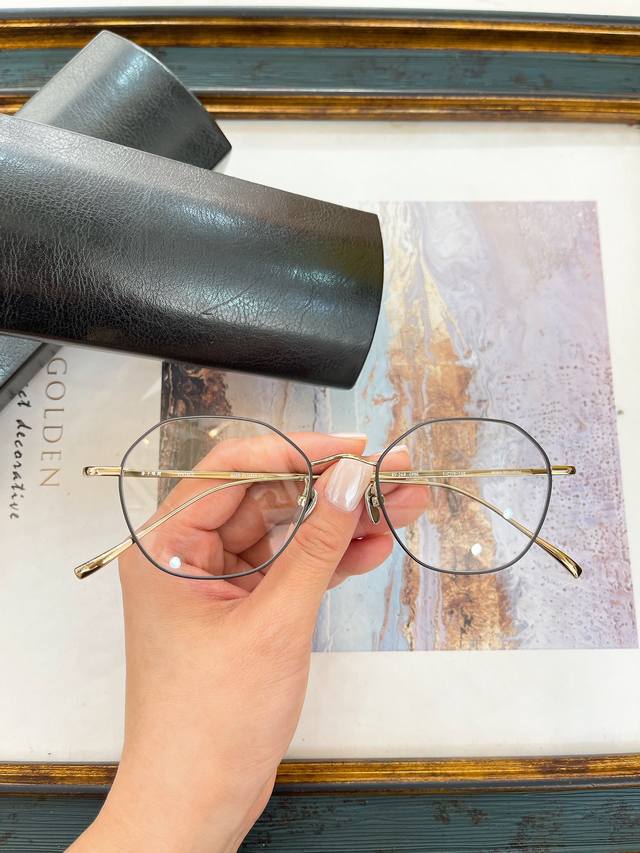 Vintage Gold-Plated Glasses Model: Kv-268 Size: 51Mm 18-148 Titanium~~High Quali