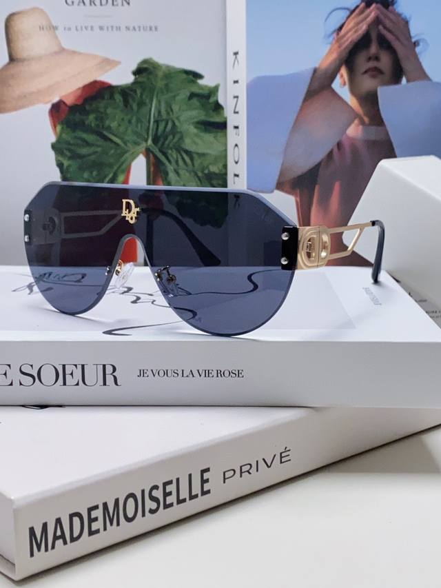 Dior 2025 New Arrival, Fashionable Pilot-Style Frameless Unisex Sunglasses, Ligh