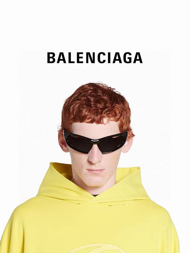 Balenciaga Paris Dynamorectangle Fashion Sunglasses 2025 New Arrival Elegant And