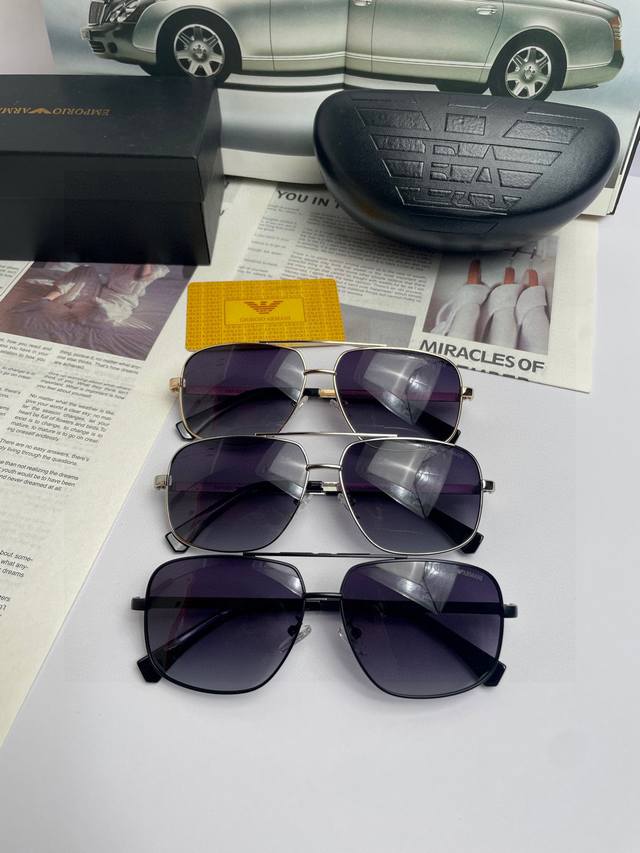 New Armani Armani Original Quality Men's Polarized Sunglasses Material: High-Def