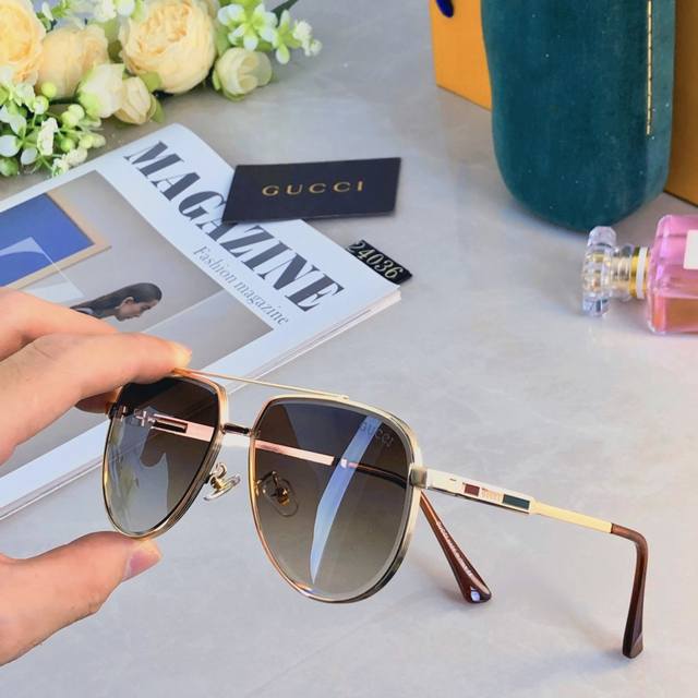 Gucc*2025 New Arrival Unisex Polarized Sunglasses For Driving And Travel, Uv Pro