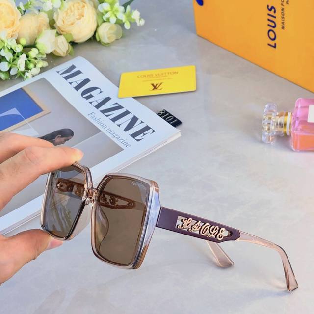 Louis Vuitton* Fashionable Square Korean-Style Large Frame Spring/Summer New Ret