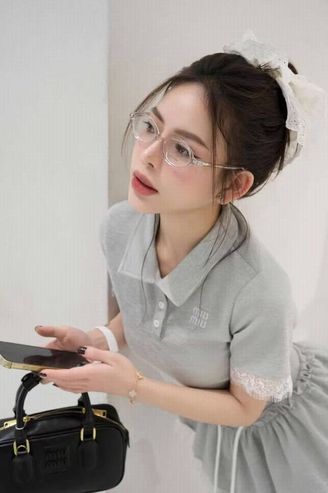 New Transparent Optical High Version Upgraded To Flat Lenses Miumiu Smu04Z Nerd
