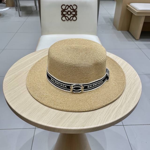 Balenciaga Paris Summer New Arrival Fine Braided Small Bucket Hat A Practical An