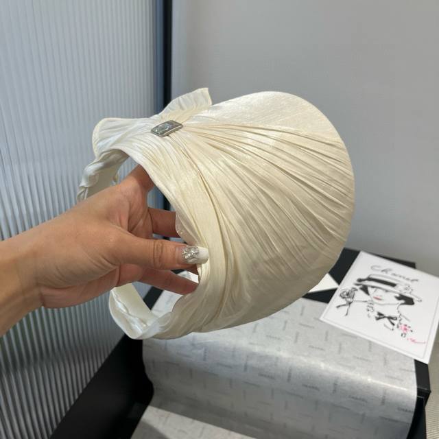 Miu Miu New Silk Hairband, Bow-Knot Sun Hat