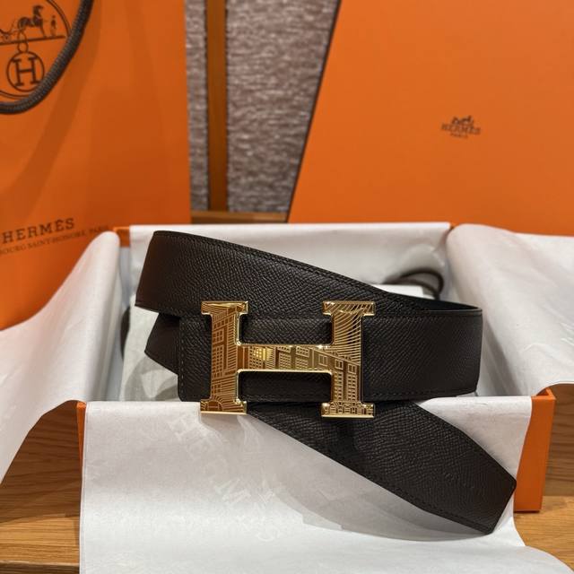 H-Brand Touareg Belt Buckle & Double-Sided Leather Belt This Belt Buckle Is Hand