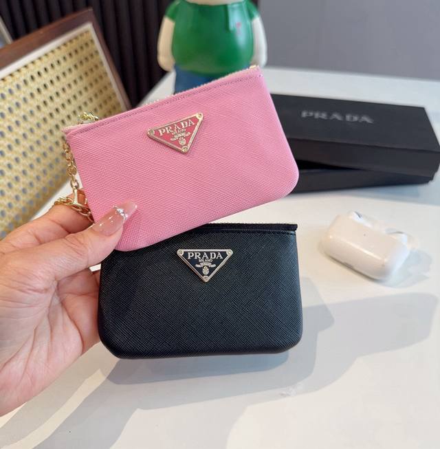 Prada Zero Wallet, Earphone Case, Bag Accessory, Can Hold Lipstick, Earphones, A