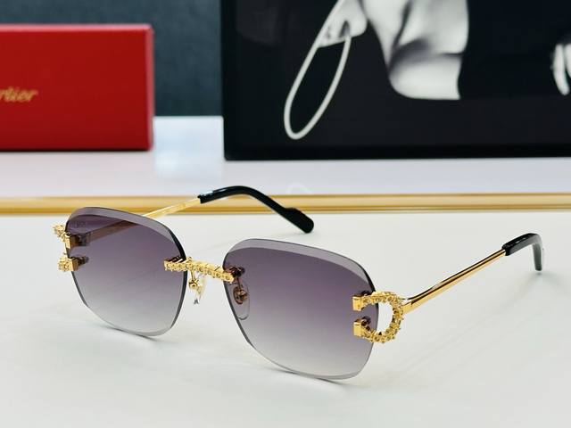 Original Cartie* Official Classic Model Sunglasses Ct0603S Size: 57Mm 20-142 Ele