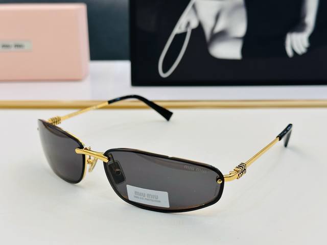 Miu Miu Smu A50 Size: 60Mm 15-130 Women's Sunglasses, Hollow Design, High-End B