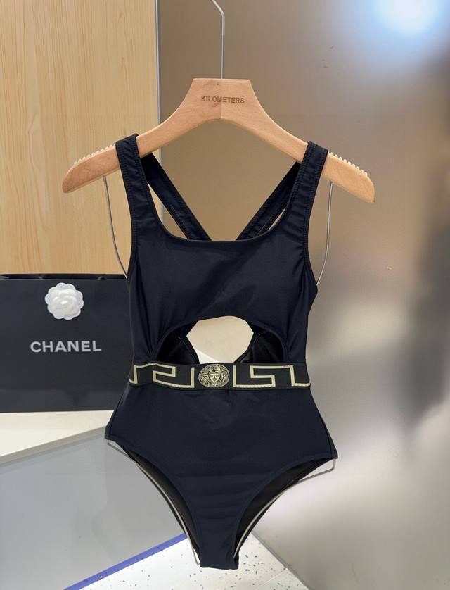 Versace Swimwear, Slimming And Stylish When Worn! Exudes A Sophisticated And Mod